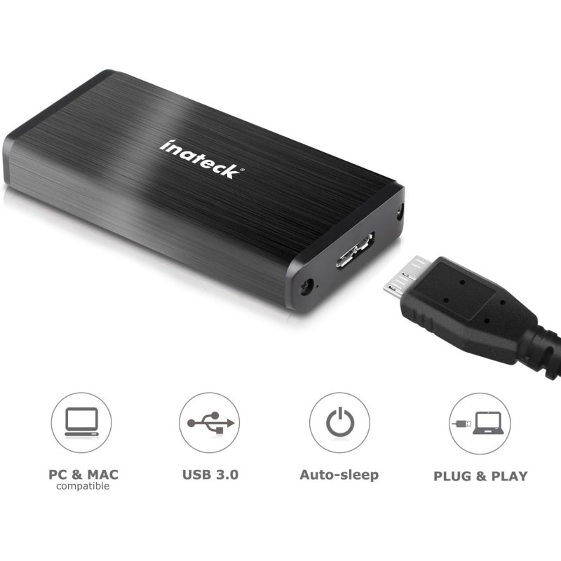 Adaptateur USB mSATA FE2009 Inteck – Image 2