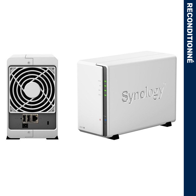 NAS Synology DiskStation DS213j 2x2 To WD Green La Boutic par