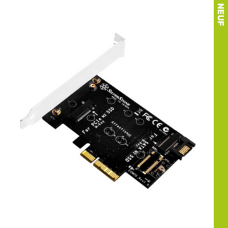 Carte Contrôleur Silverstone ECM20 PCI Express 4X / Sata III - 2 ports M.2