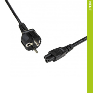 Cordon d'alimentation en trèfle Schuko CEE7 vers IEC 320 C5 1m