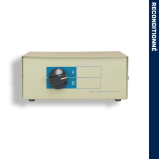 Boitier de Commutation de données manuel à 2voies DB25 RS-232 série parallèle D-Sub 25
