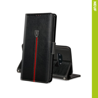 Coque pour Samsung Galaxy S10 à Rabat Portefeuille en Cuir