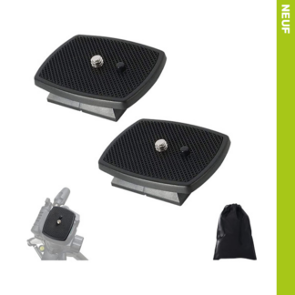 2 Plaques de fixation pour caméra