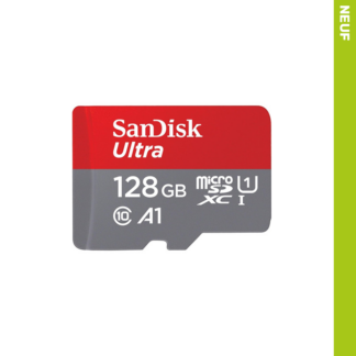 Carte Ultra MicroSDXC SanDisk 128 Go + Adaptateur SD, avec jusqu'à 140 Mo/s