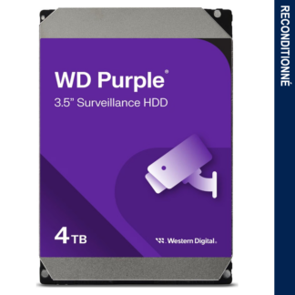 WD Purple 4To - Disque dur interne pour la vidéo surveillance - 3.5" SATA 6 Go/s, 180To/an, 64Mo Cache, 5400rpm
